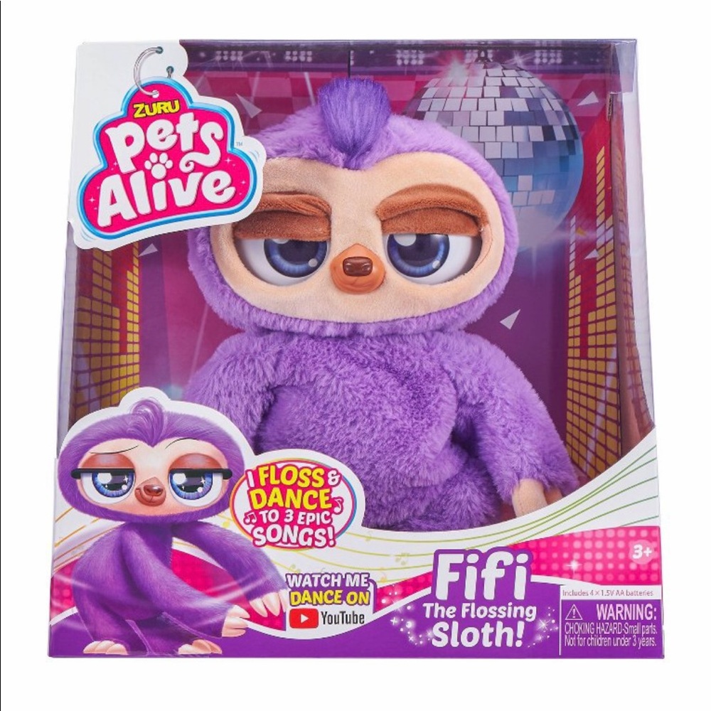 Pets Alive Fifi the Flossing Sloth